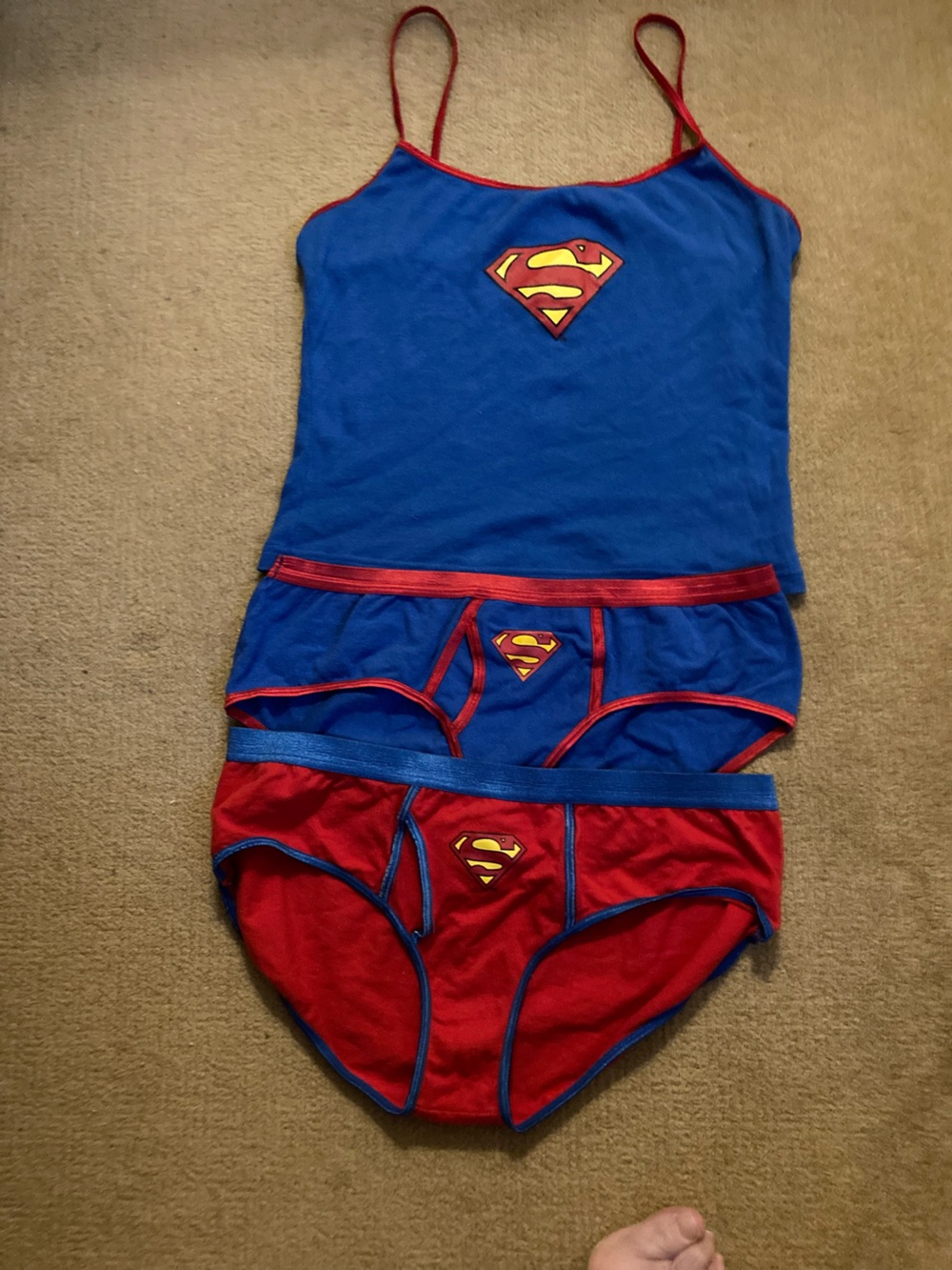 Woman XL tee tank with matching underwear